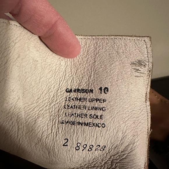 Freebird Garrison Tan Leather Boots with Black Straps - Picture 5 of 5